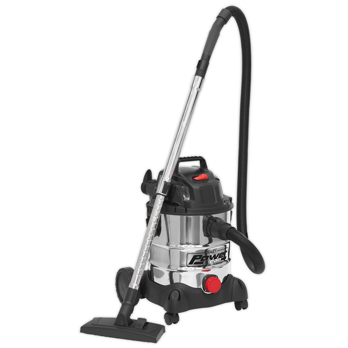 Vacuum Cleaner Wet & Dry Stainless Drum 20L 1250W