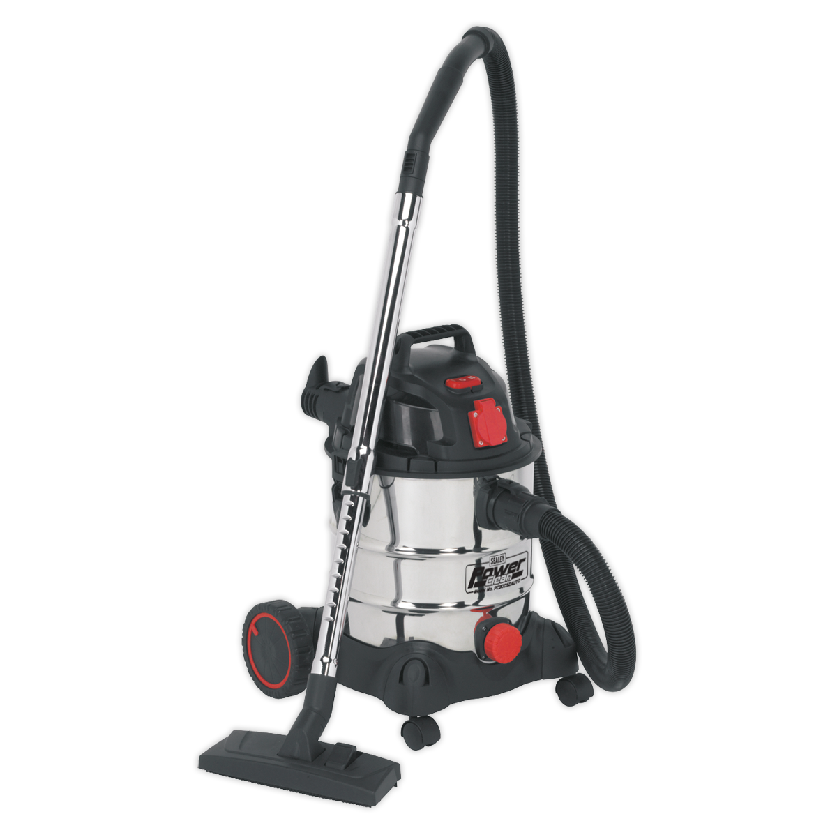 Industrial Vacuum Cleaner Stainless Drum Auto Start 20L 1400W/230V