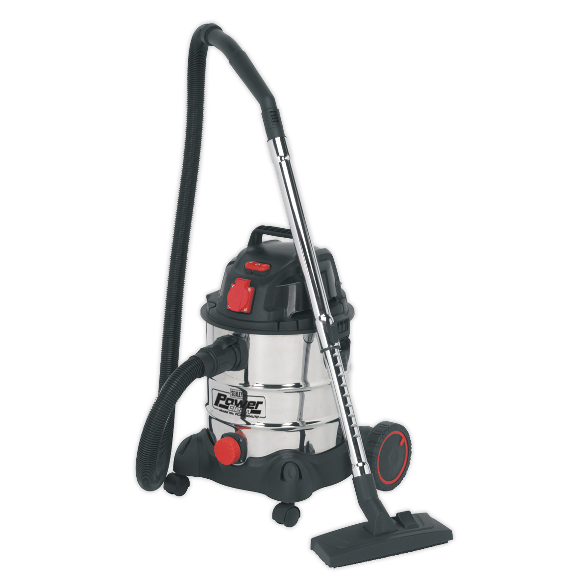 Industrial Vacuum Cleaner Stainless Drum Auto Start 20L 1400W/230V