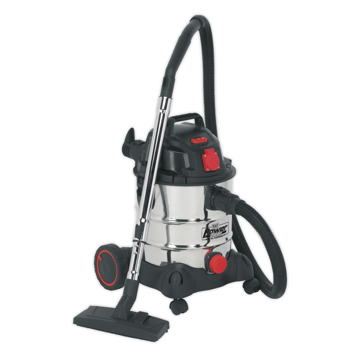 Industrial Vacuum Cleaner Stainless Drum Auto Start 20L 1400W/230V