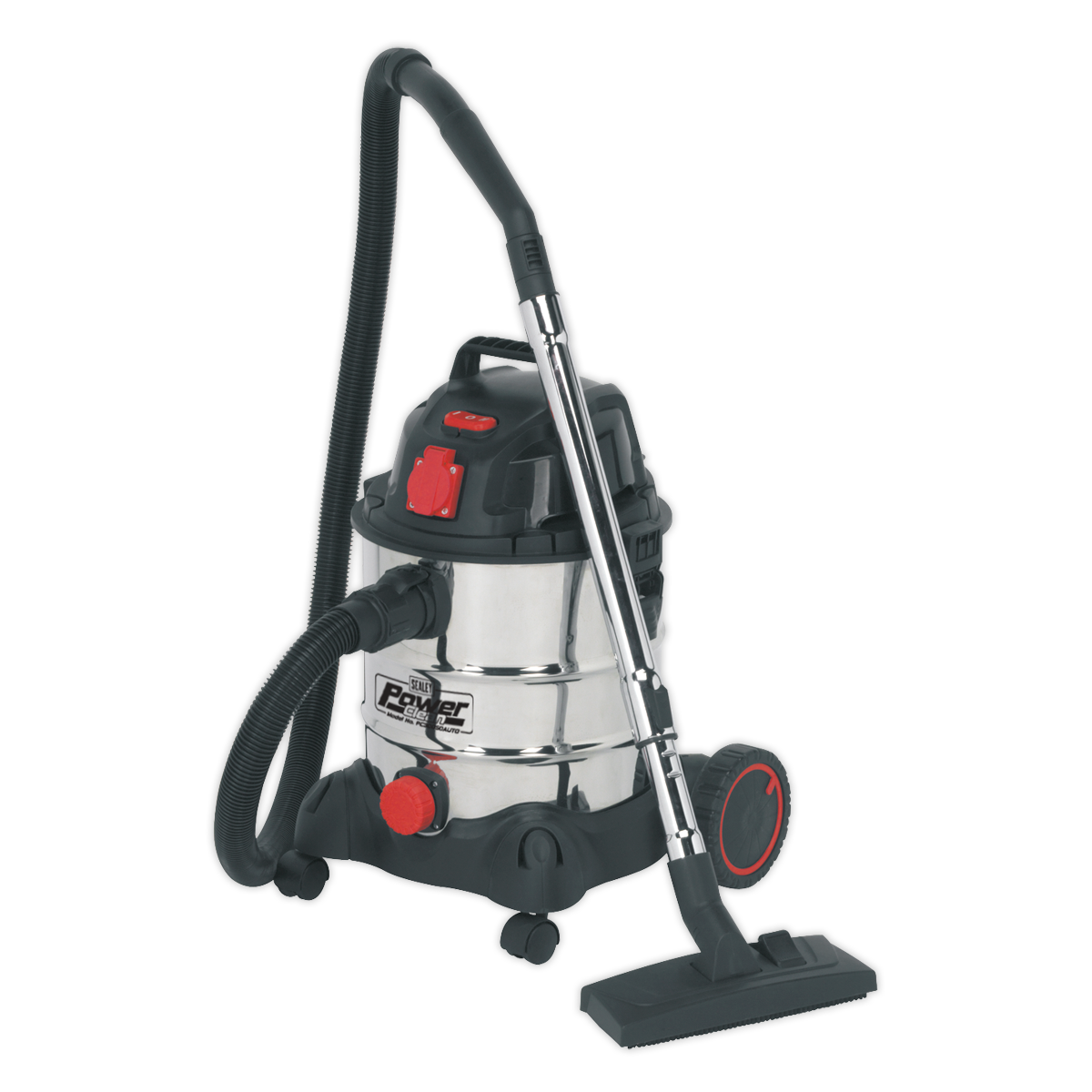 Industrial Vacuum Cleaner Stainless Drum Auto Start 20L 1400W/230V