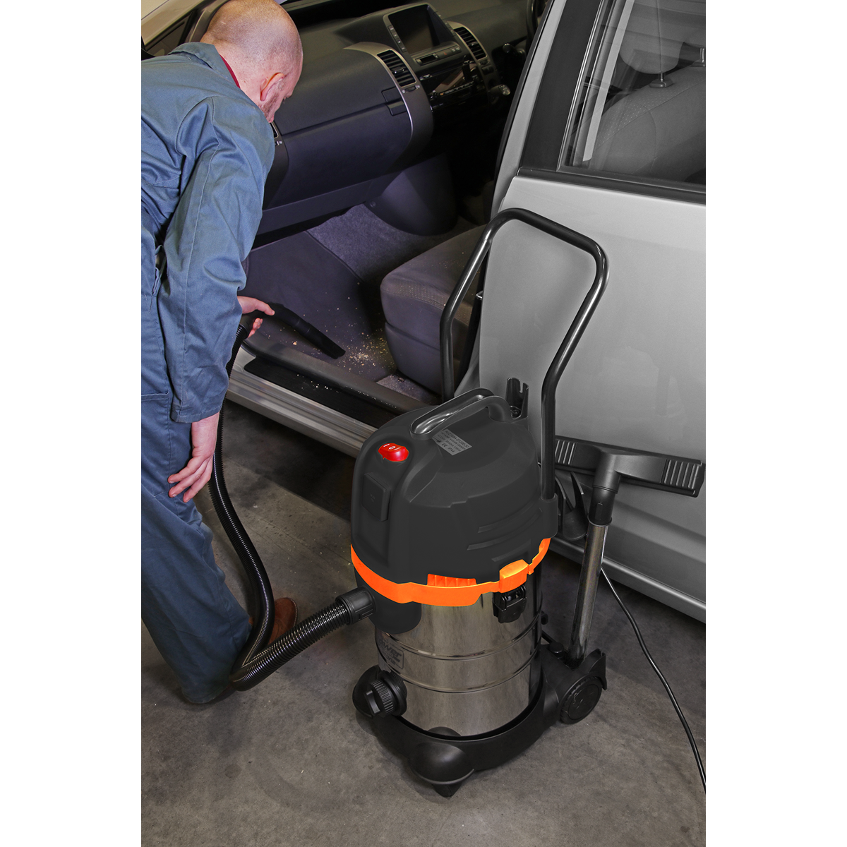 Vacuum Cleaner Cyclone Wet & Dry Double Stage 30L 1200W/230V