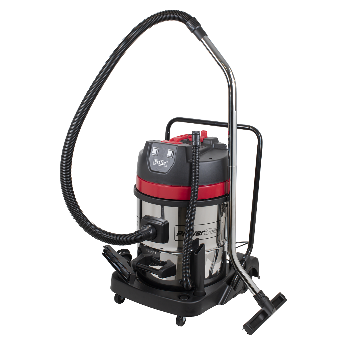 60L Vacuum Cleaner Wet & Dry Stainless Steel Drum 2400W/230V