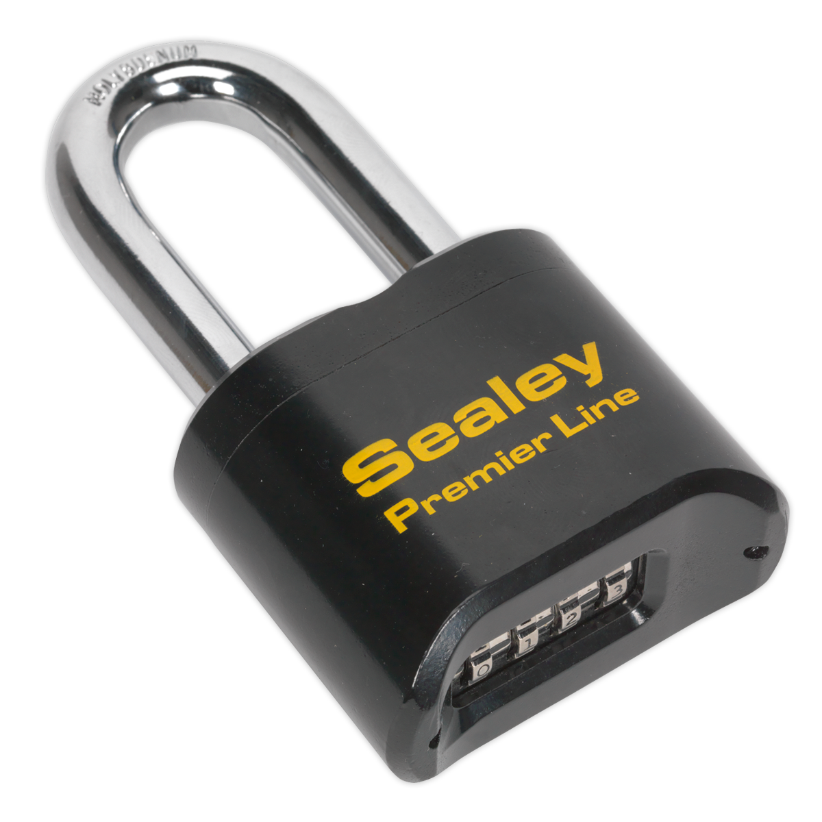 Premier™ Steel Body Combination Padlock Long Shackle 62mm