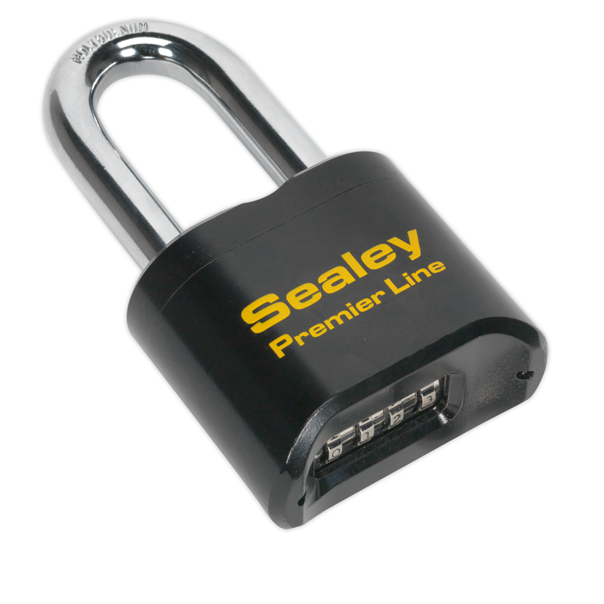 Premier™ Steel Body Combination Padlock Long Shackle 62mm