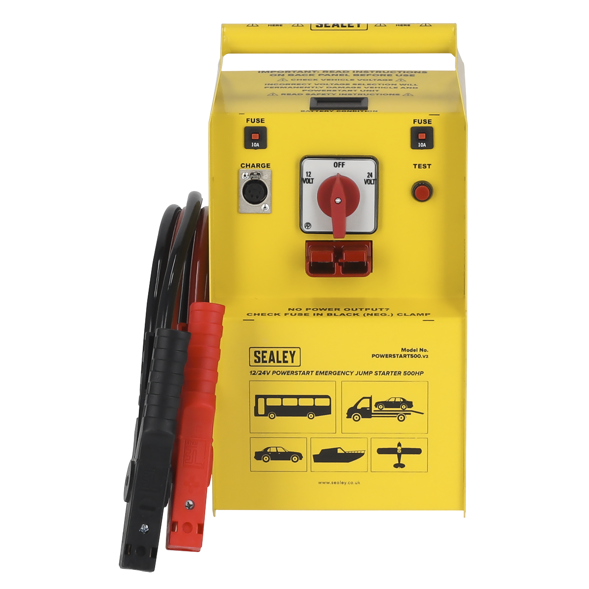 12/24V Emergency Jump Starter 500hp Start