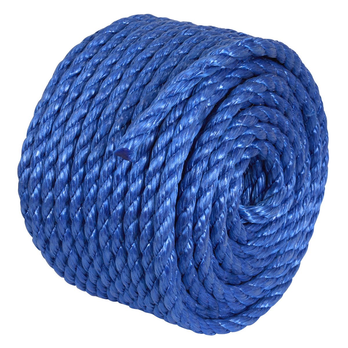 Polypropylene Split Film Twisted Rope, Blue