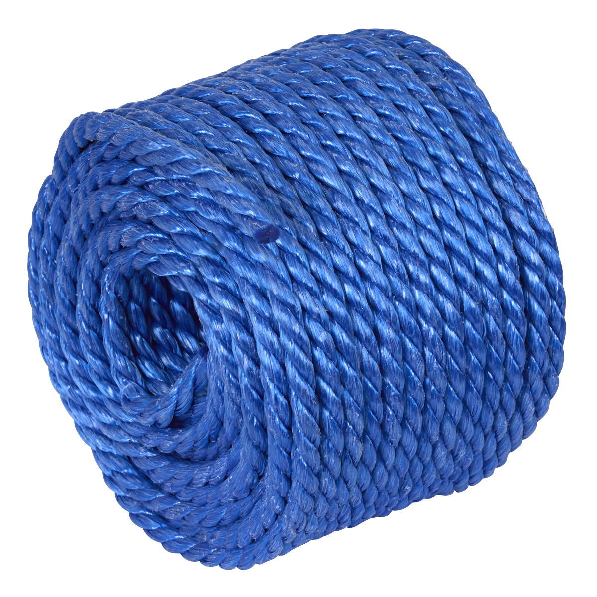 Polypropylene Split Film Twisted Rope, Blue