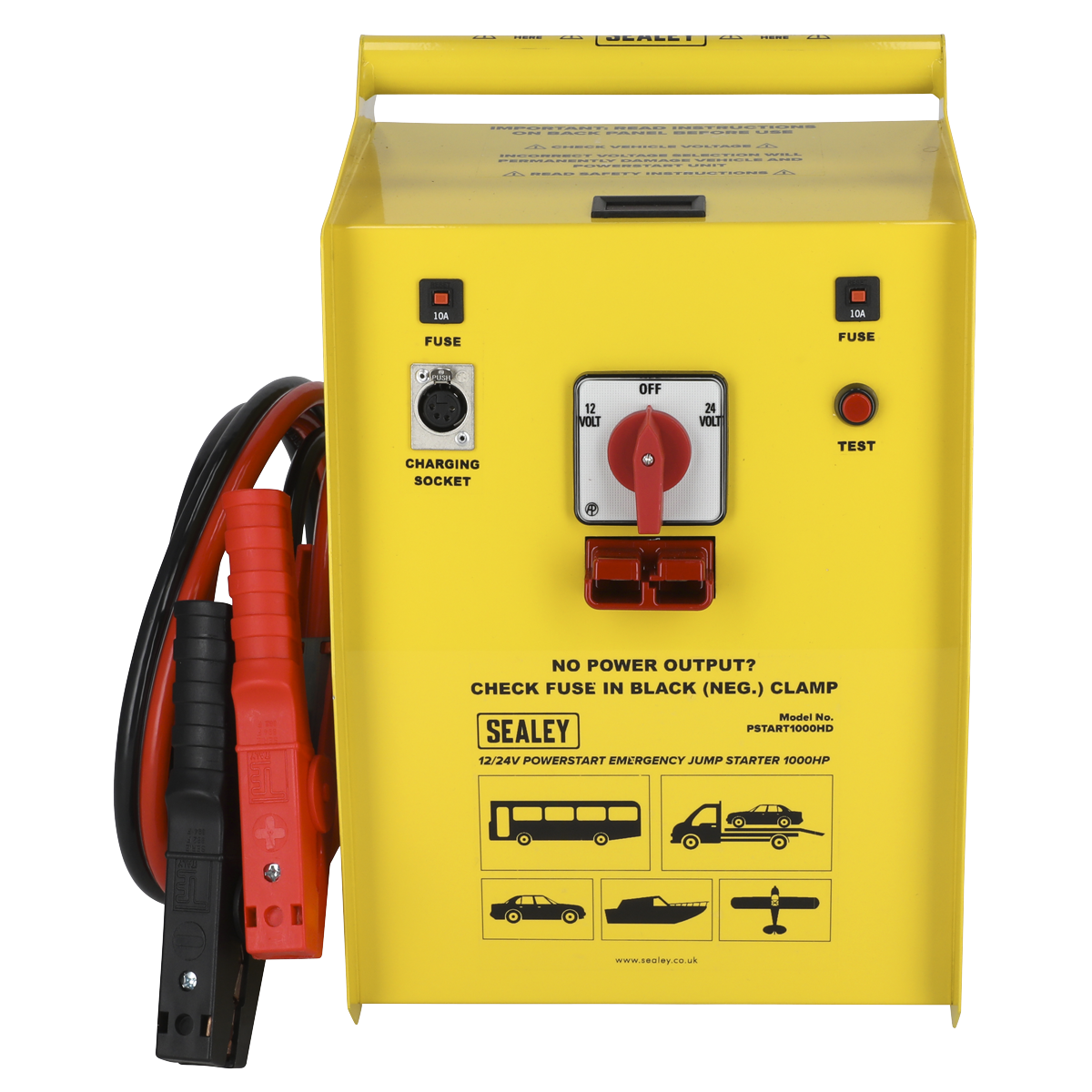 12/24V Emergency Heavy-Duty Jump Starter 1000hp Start