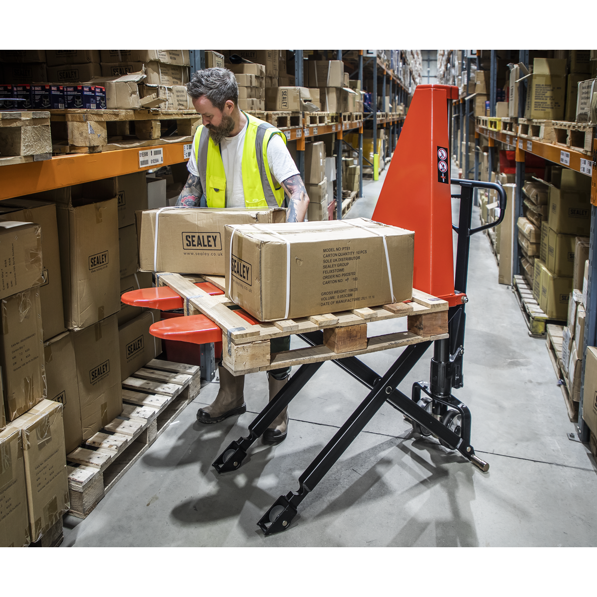High Lift Pallet Truck 1170 x 540mm 1000kg Capacity