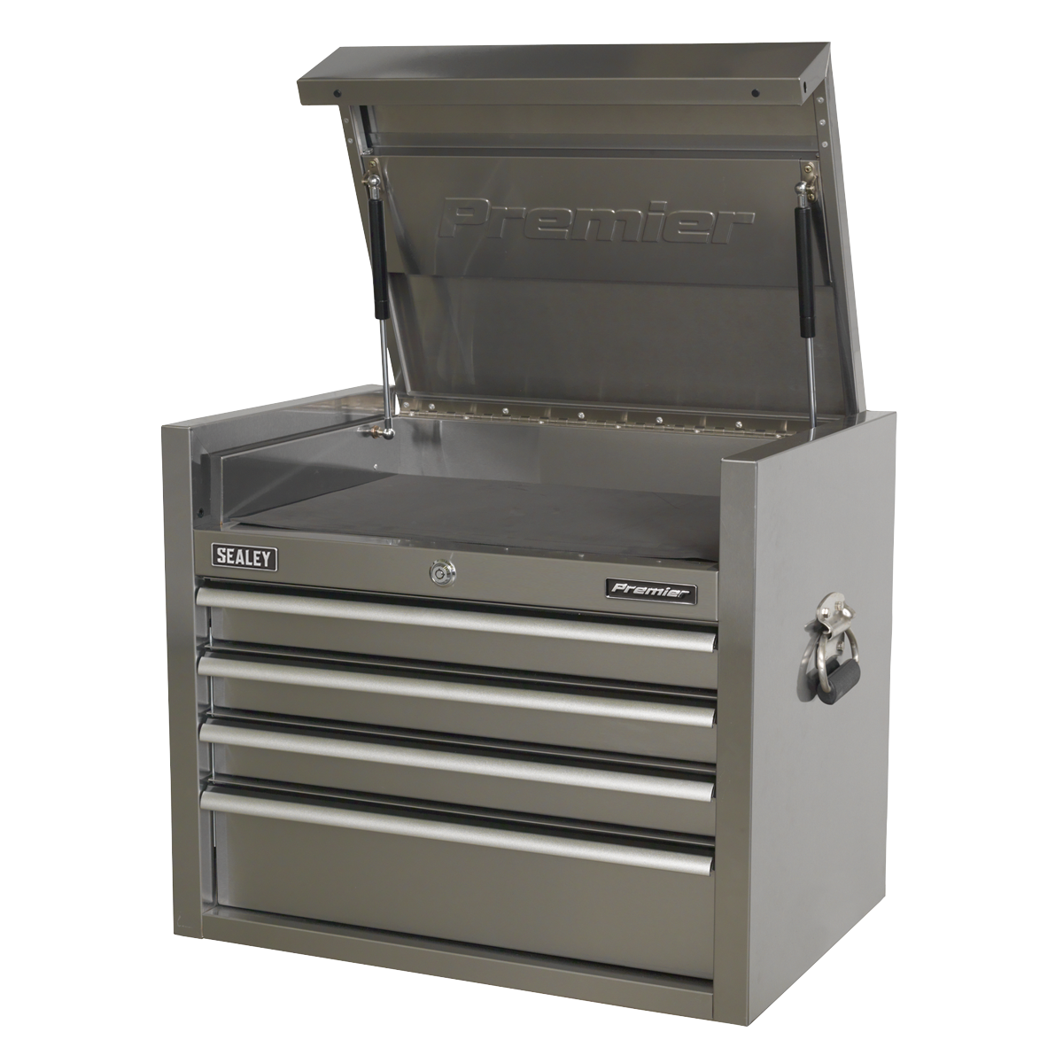 Premier™ Heavy-Duty Topchest 4 Drawer 675mm - Stainless Steel