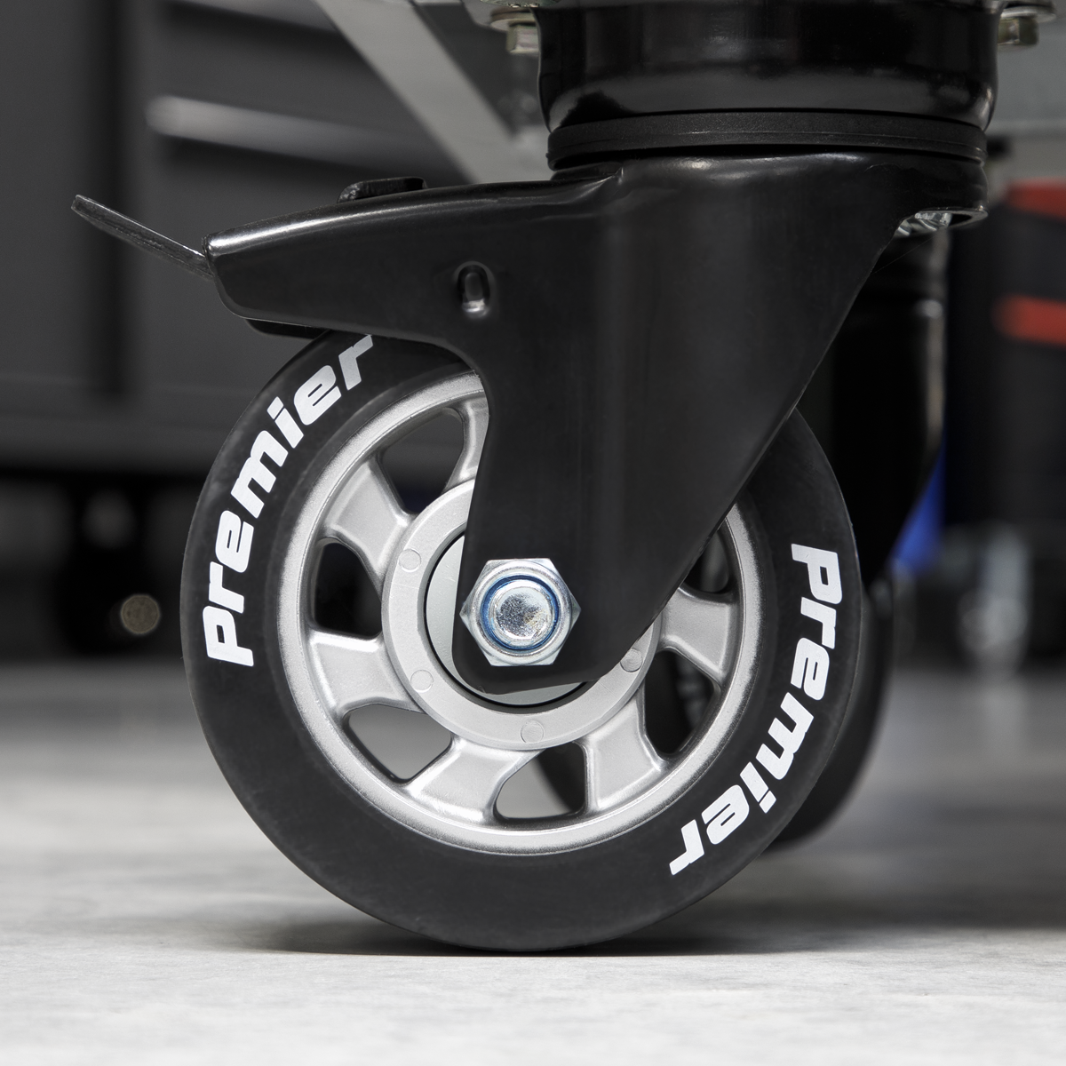 Premier™ Heavy-Duty Rollcab 6 Drawer 675mm - Stainless Steel