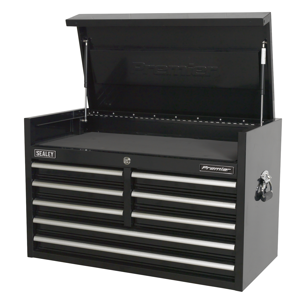 Premier™ Heavy-Duty Topchest 915mm 8 Drawer - Black