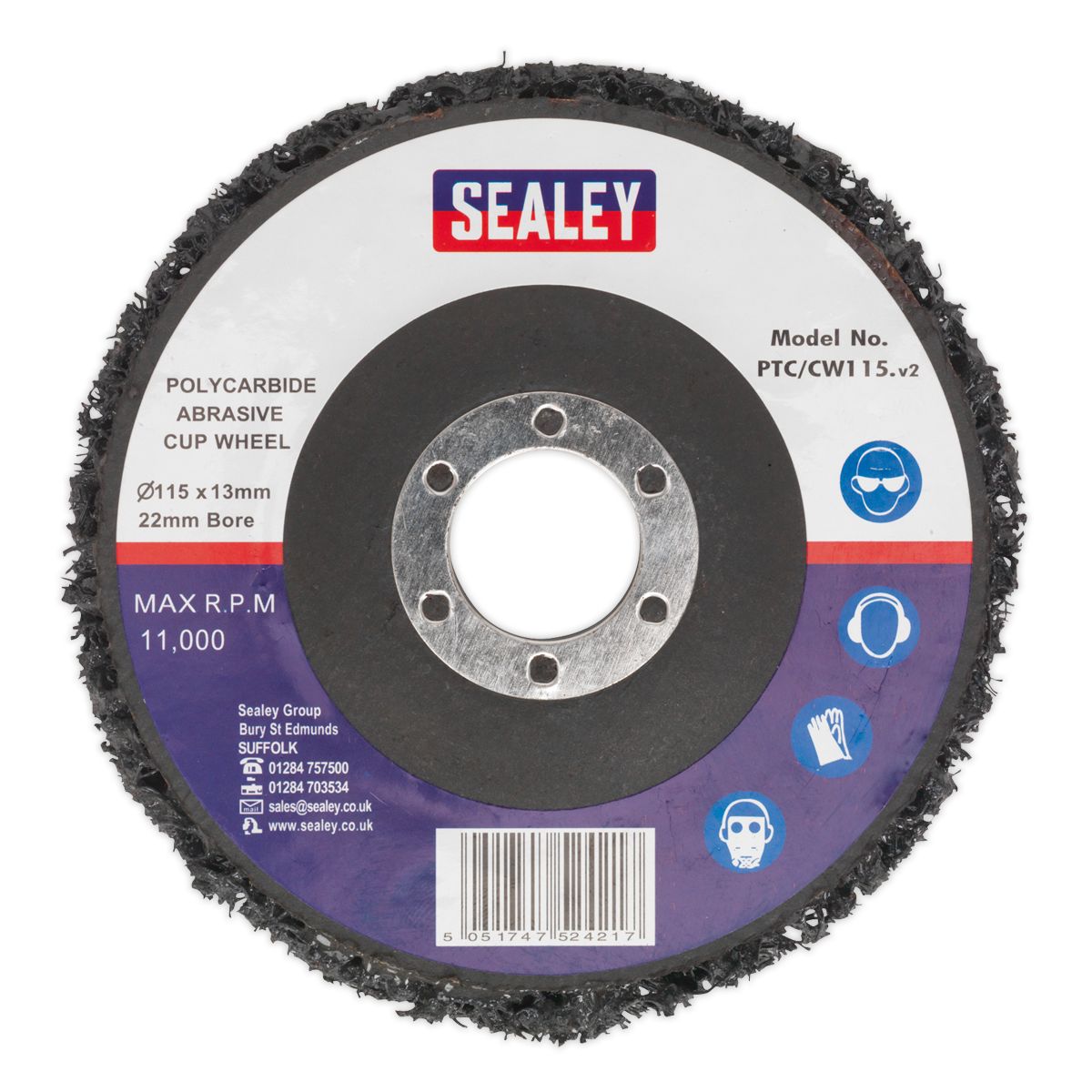 Polycarbide Cup Wheel 115 x 13 x 22mm