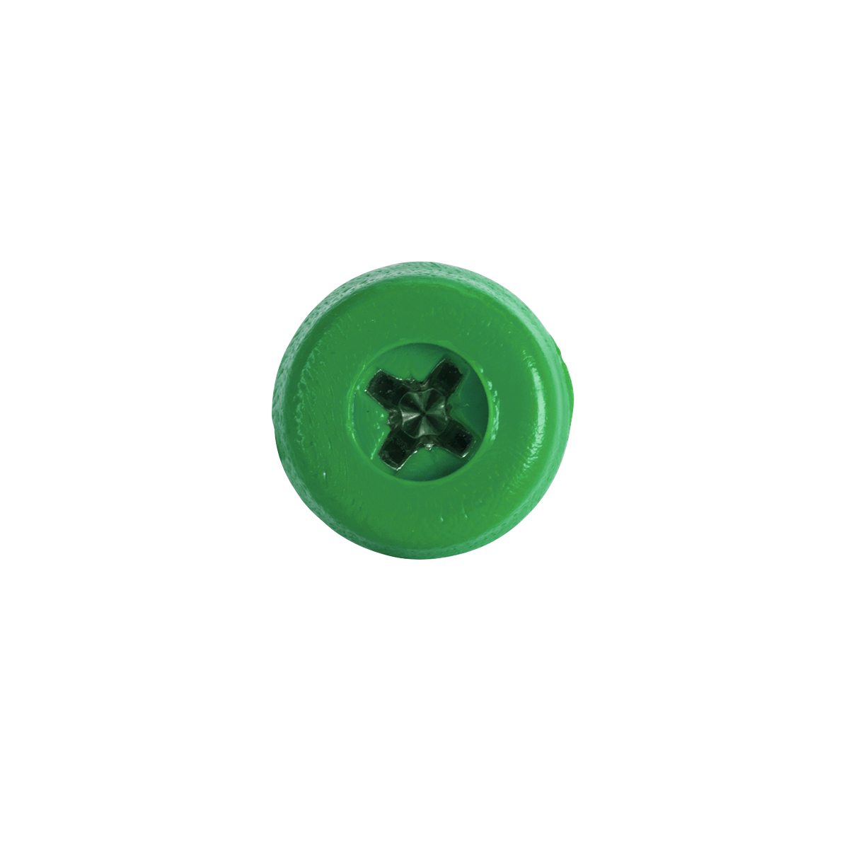 Numberplate Screws 4.8 x 18mm, Green - Pack of 50
