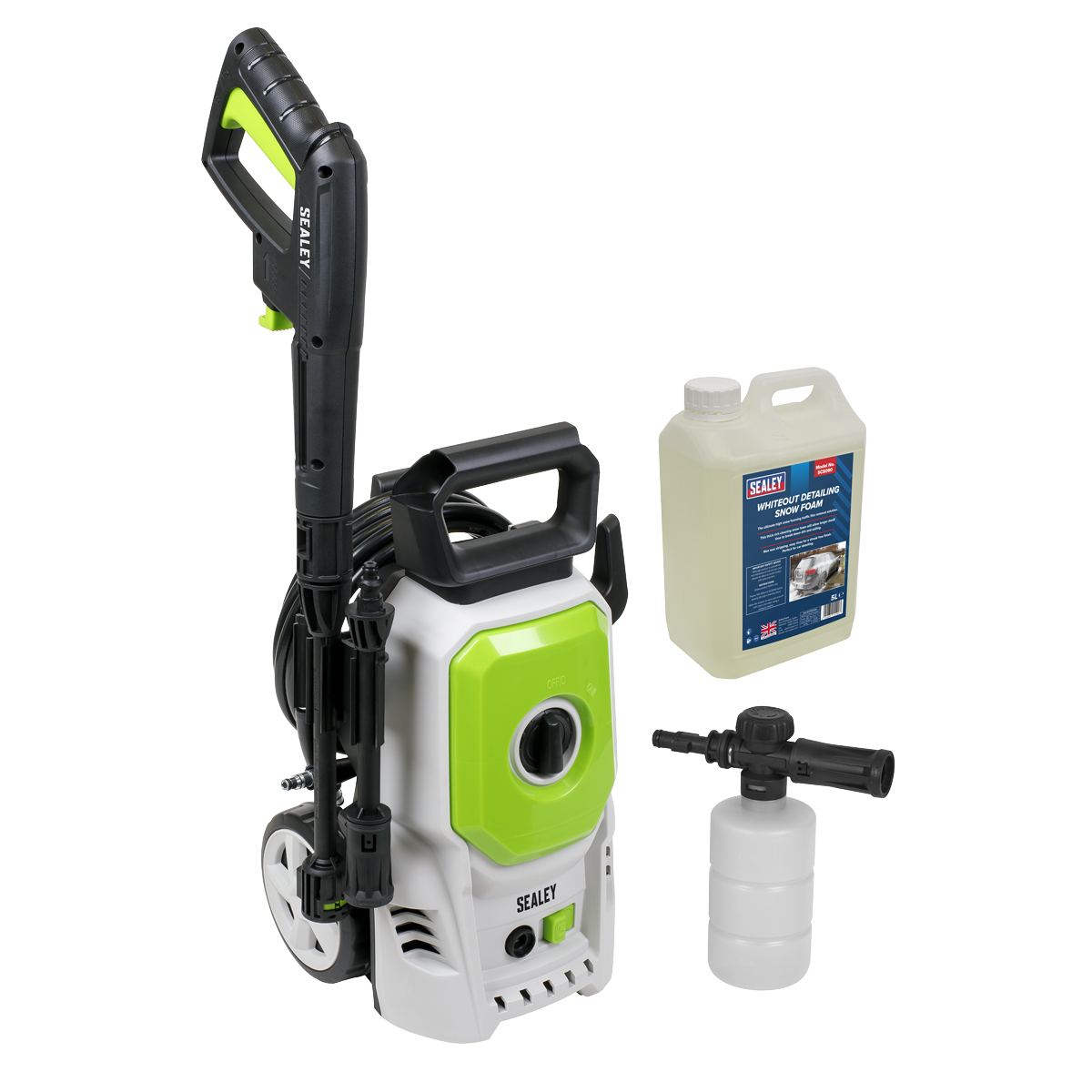 Pressure Washer with Snow Foam 100bar 390L/hr