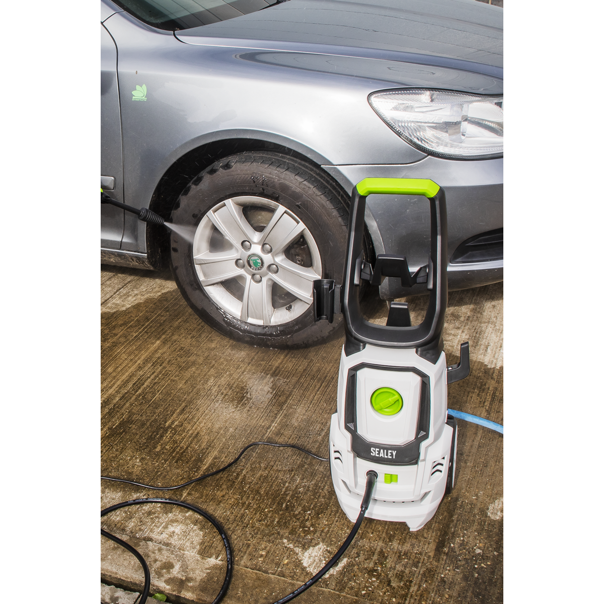 Pressure Washer with TSS & Rotablast® Nozzle 130bar 420L/hr