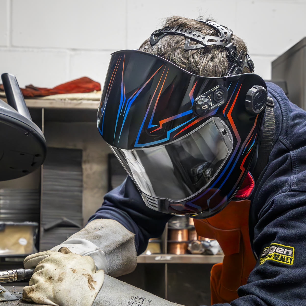 Panoramic Welding Helmet Auto Darkening - Shade 9-13