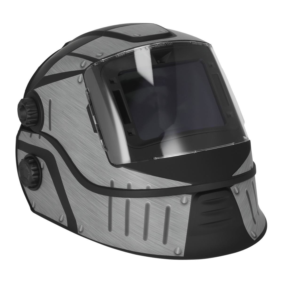 Auto Darkening Solar Powered Flip-Up Welding Helmet Shade 9-13