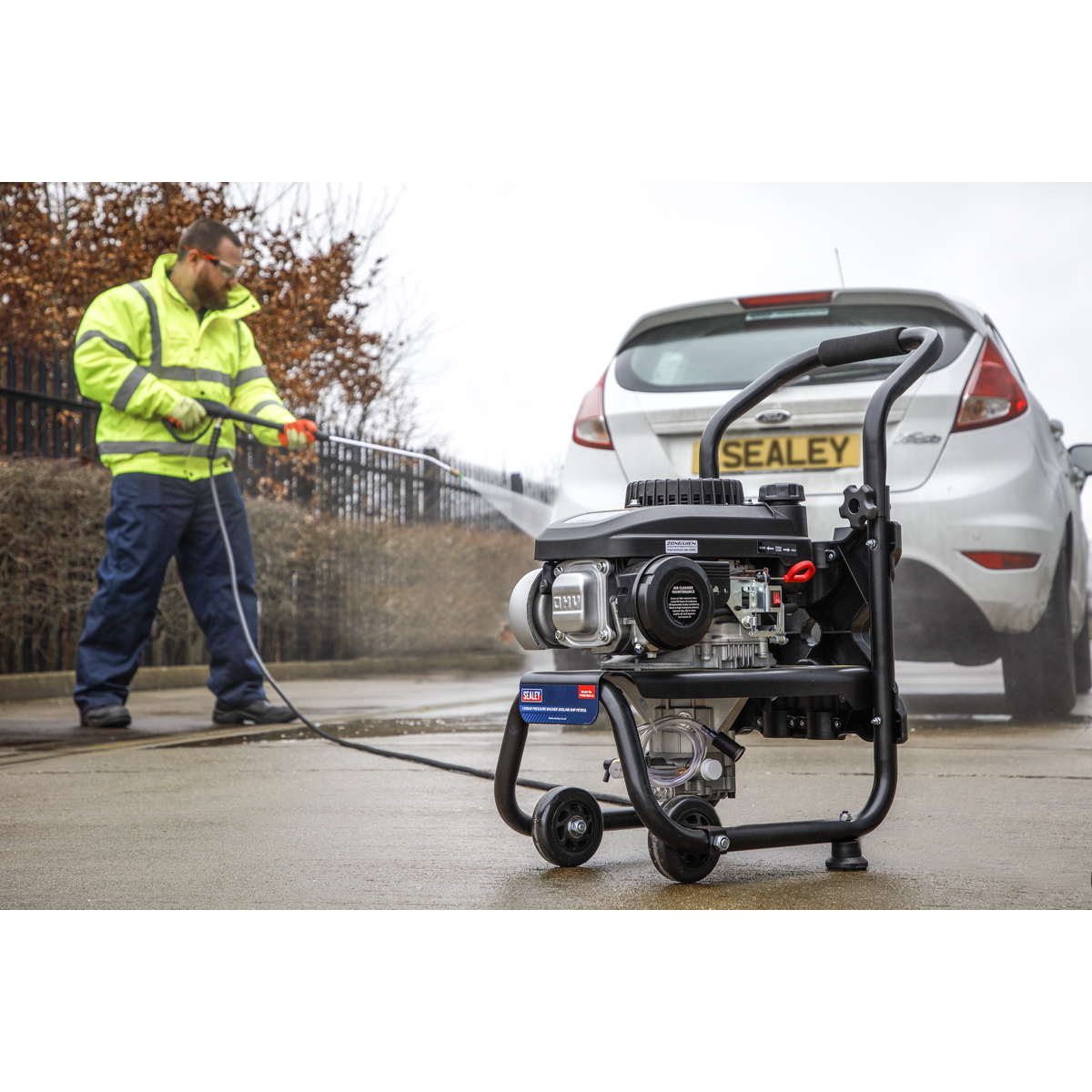 Pressure Washer 150bar 360L/hr 4hp - Petrol