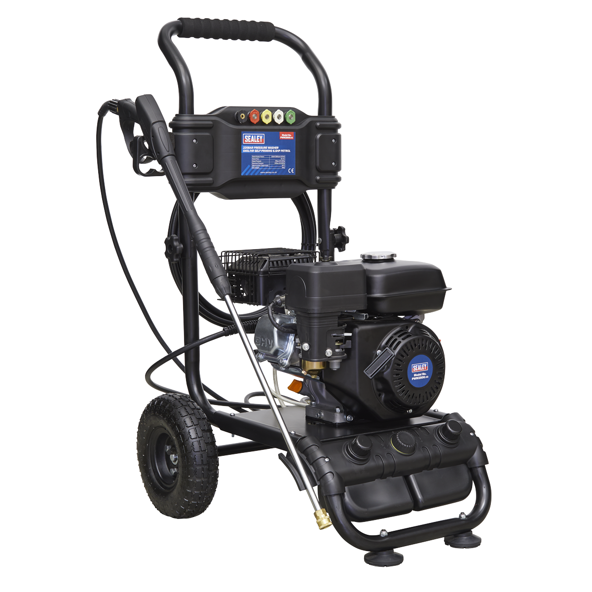 Pressure Washer 220bar 540L/hr 6.5hp - Petrol