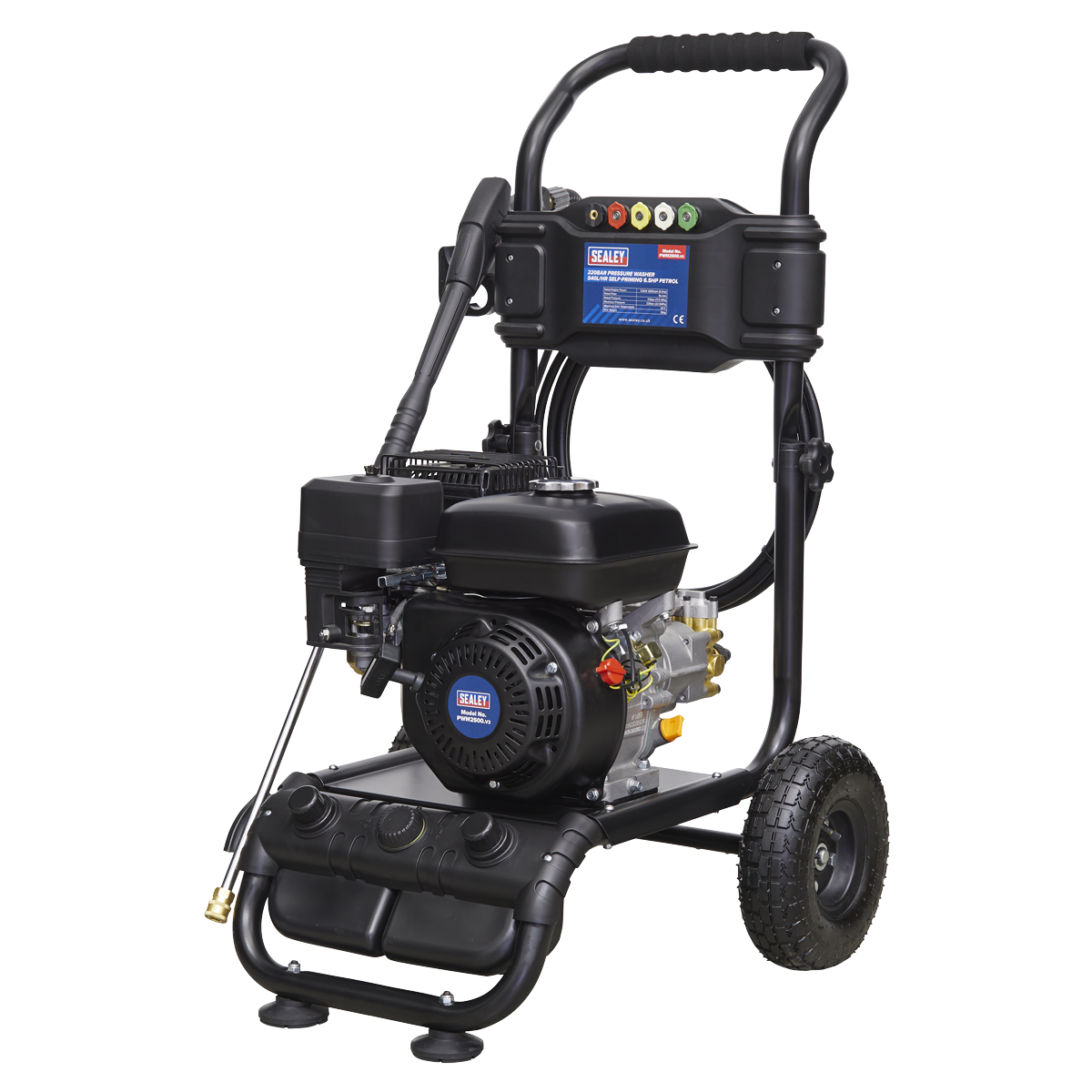Pressure Washer 220bar 540L/hr 6.5hp - Petrol