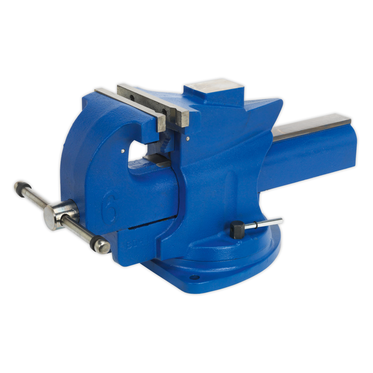 Quick Action Cast Iron Vice with Swivel Base