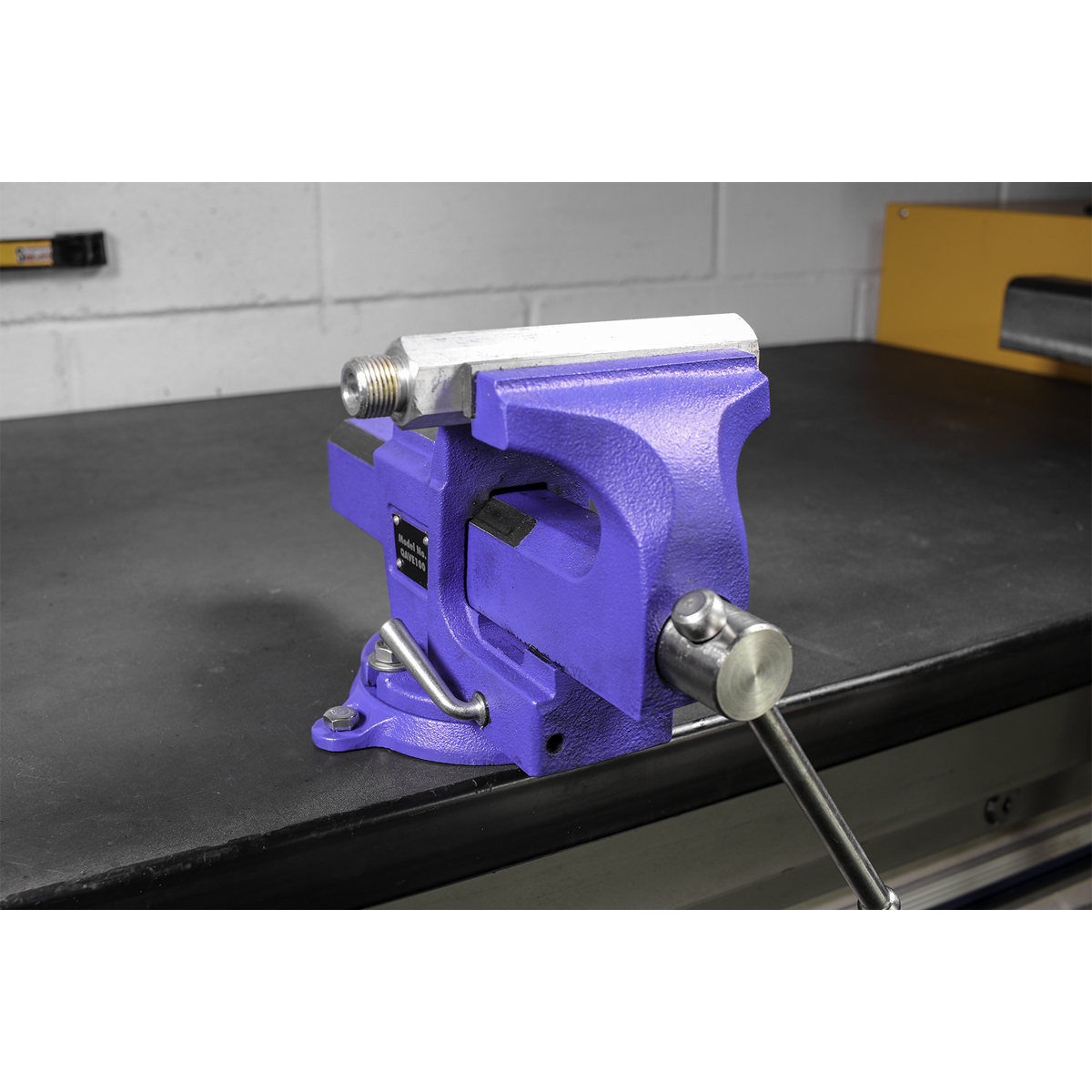 Quick Action Cast Iron Vice with Swivel Base