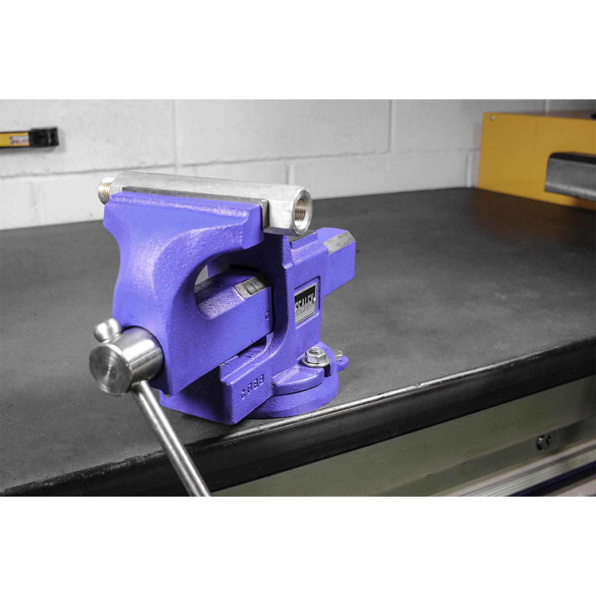 Quick Action Cast Iron Vice with Swivel Base