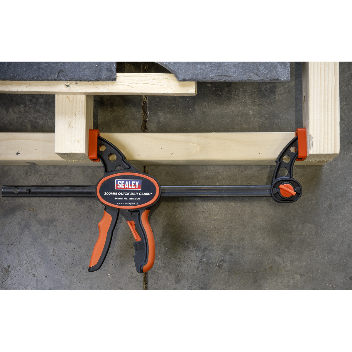 Quick Bar Clamp Set 300mm 2pc