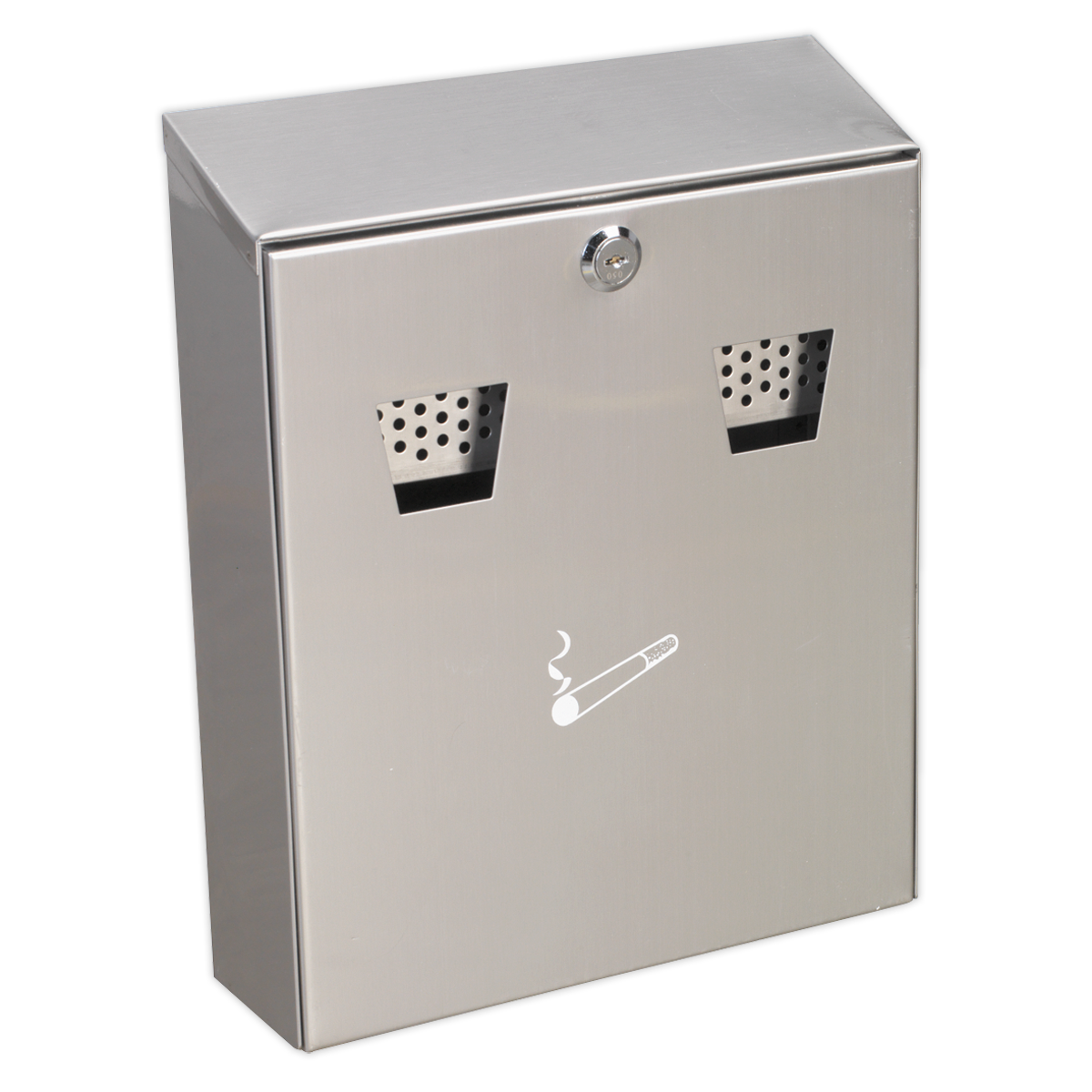 Wall-Mounting Cigarette Bin Stainless Steel