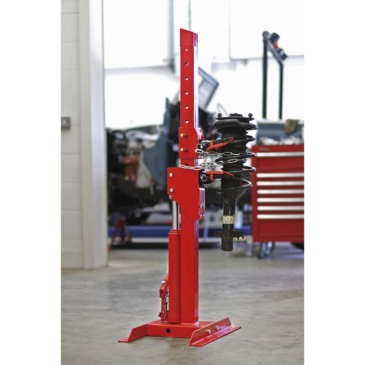 Coil Spring Hydraulic Compressing Station with Gauge 2000kg Capacity