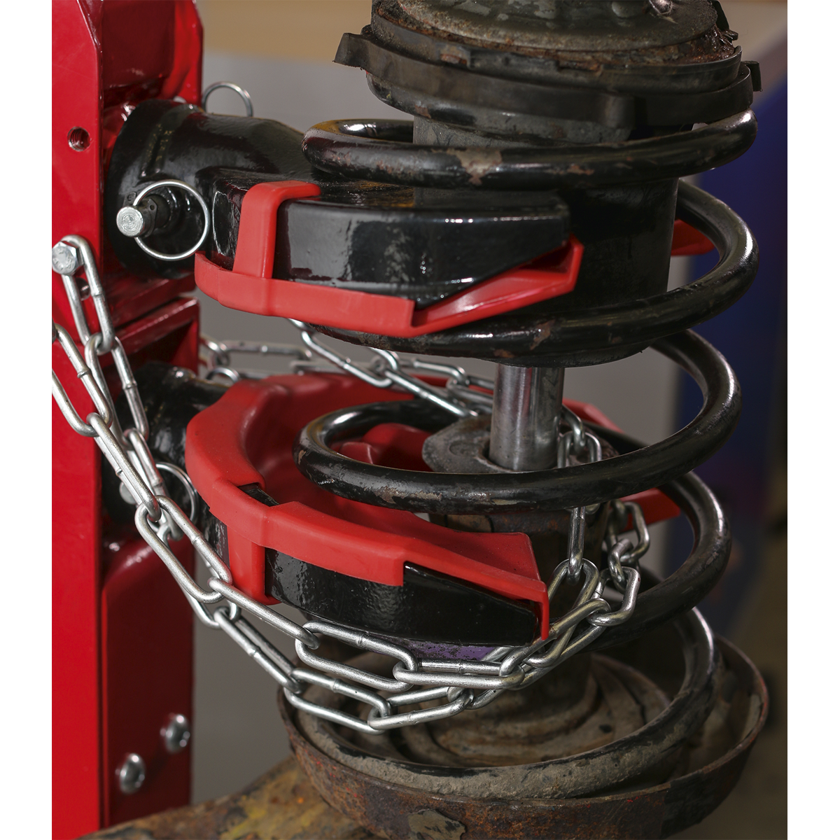 Coil Spring Hydraulic Compressing Station with Gauge 2000kg Capacity