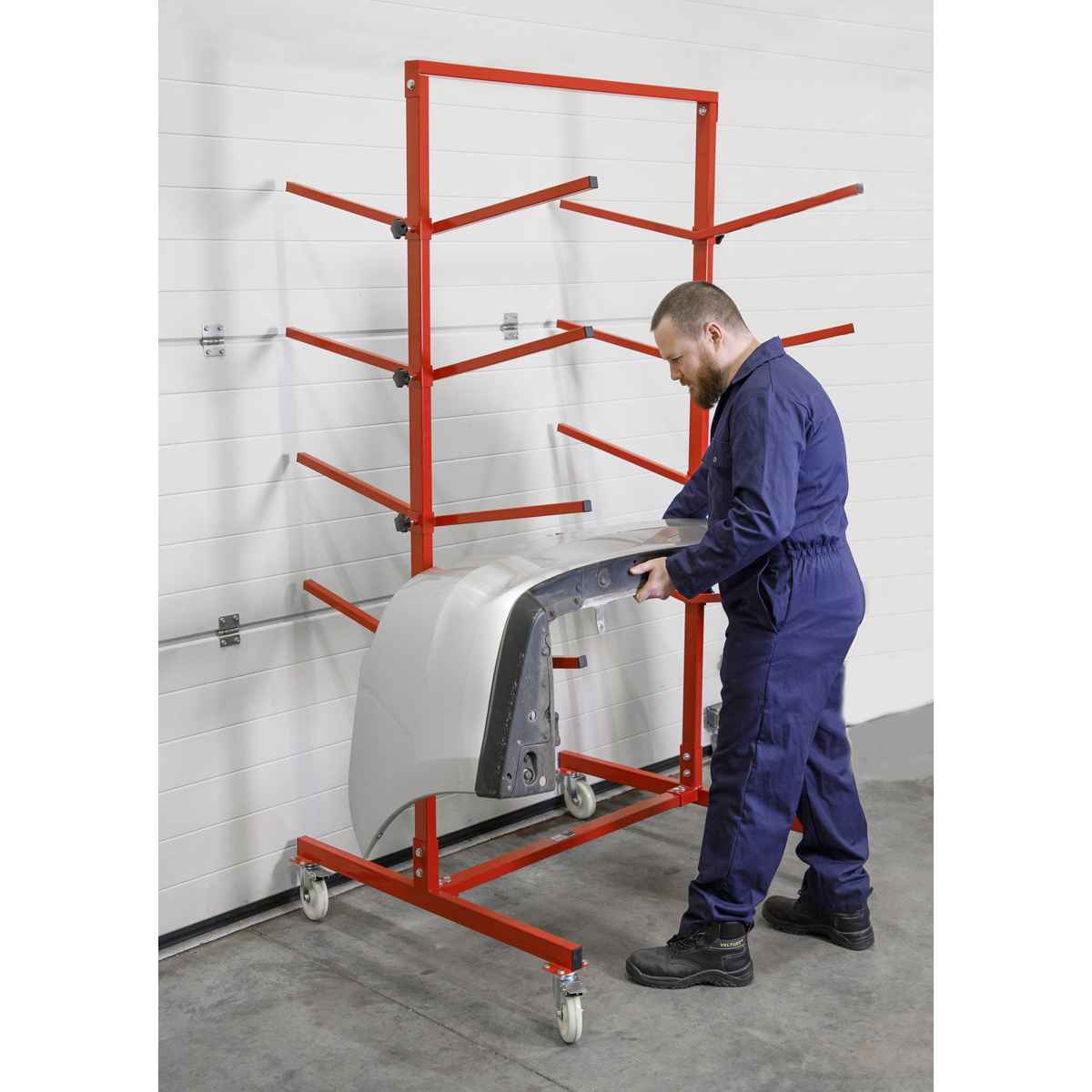 4-Level Double-Sided Bumper Rack
