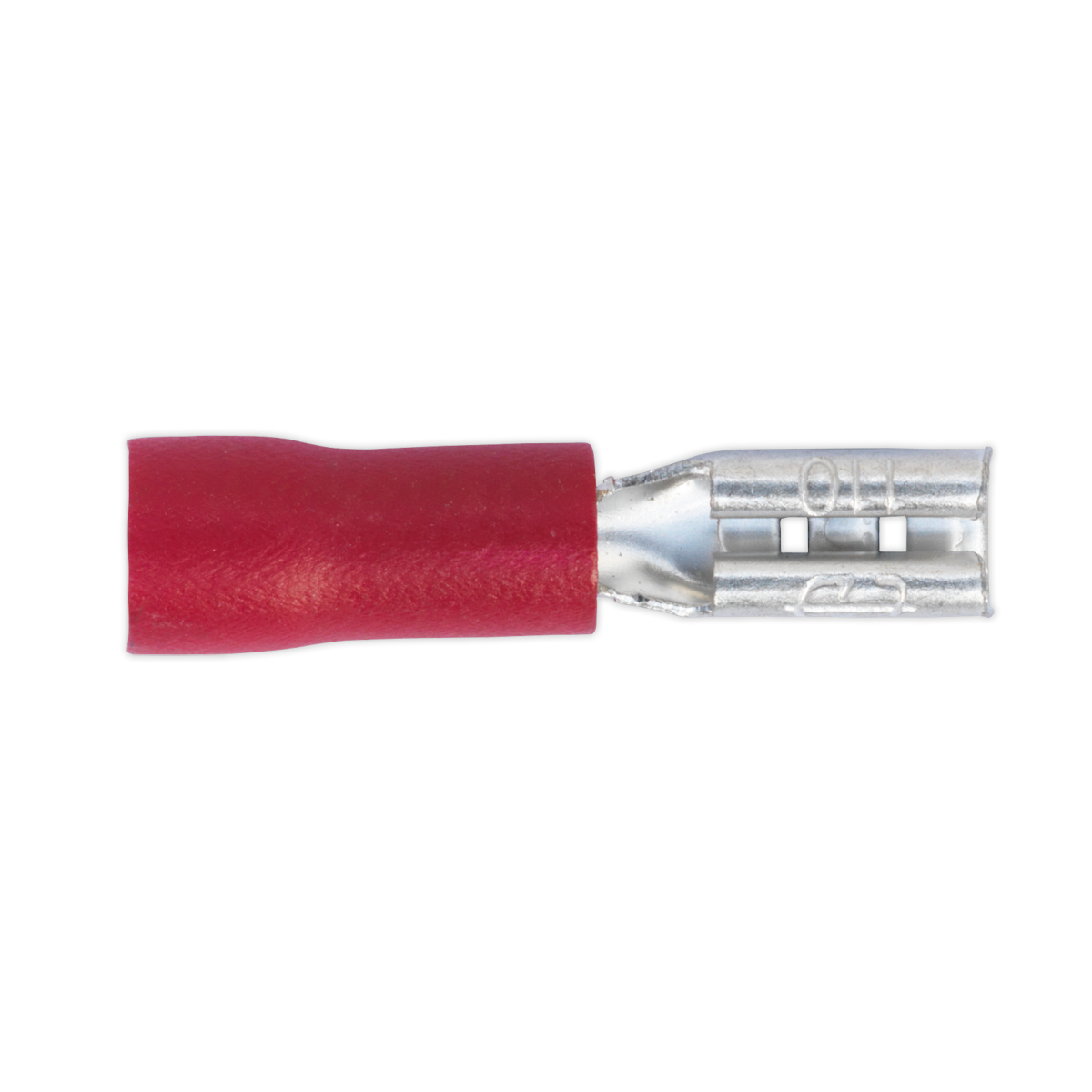 Push-On Female Terminal Red - Pack of 100