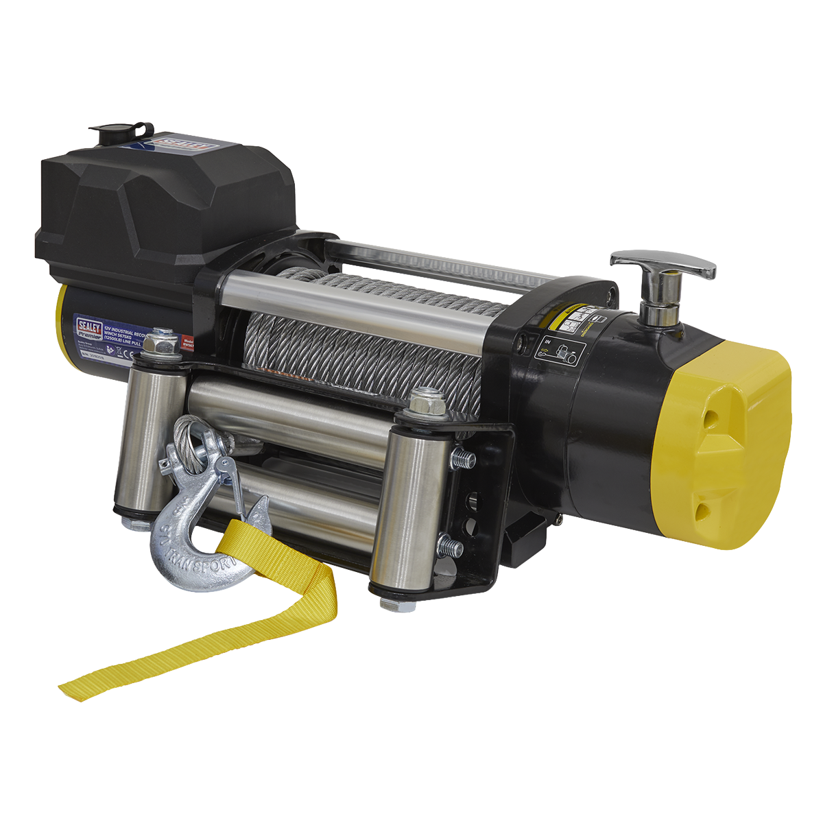 Premier Industrial Recovery Winch 5675kg (12500lb) Line Pull 12V