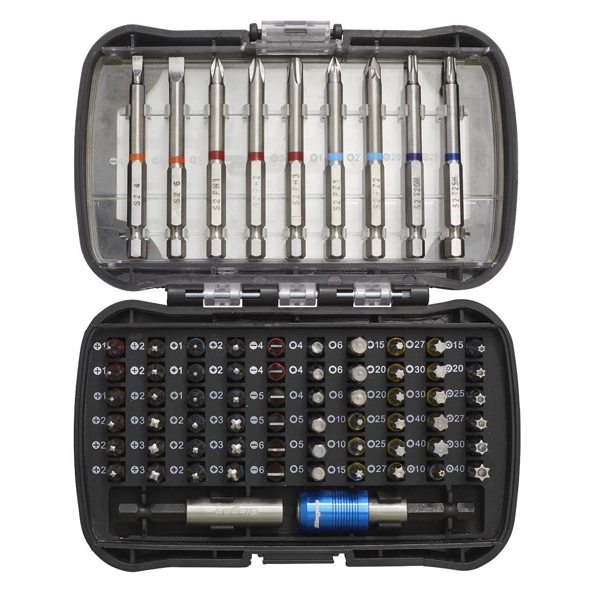 Siegen Colour-Coded Power Tool Bit Set 71pc