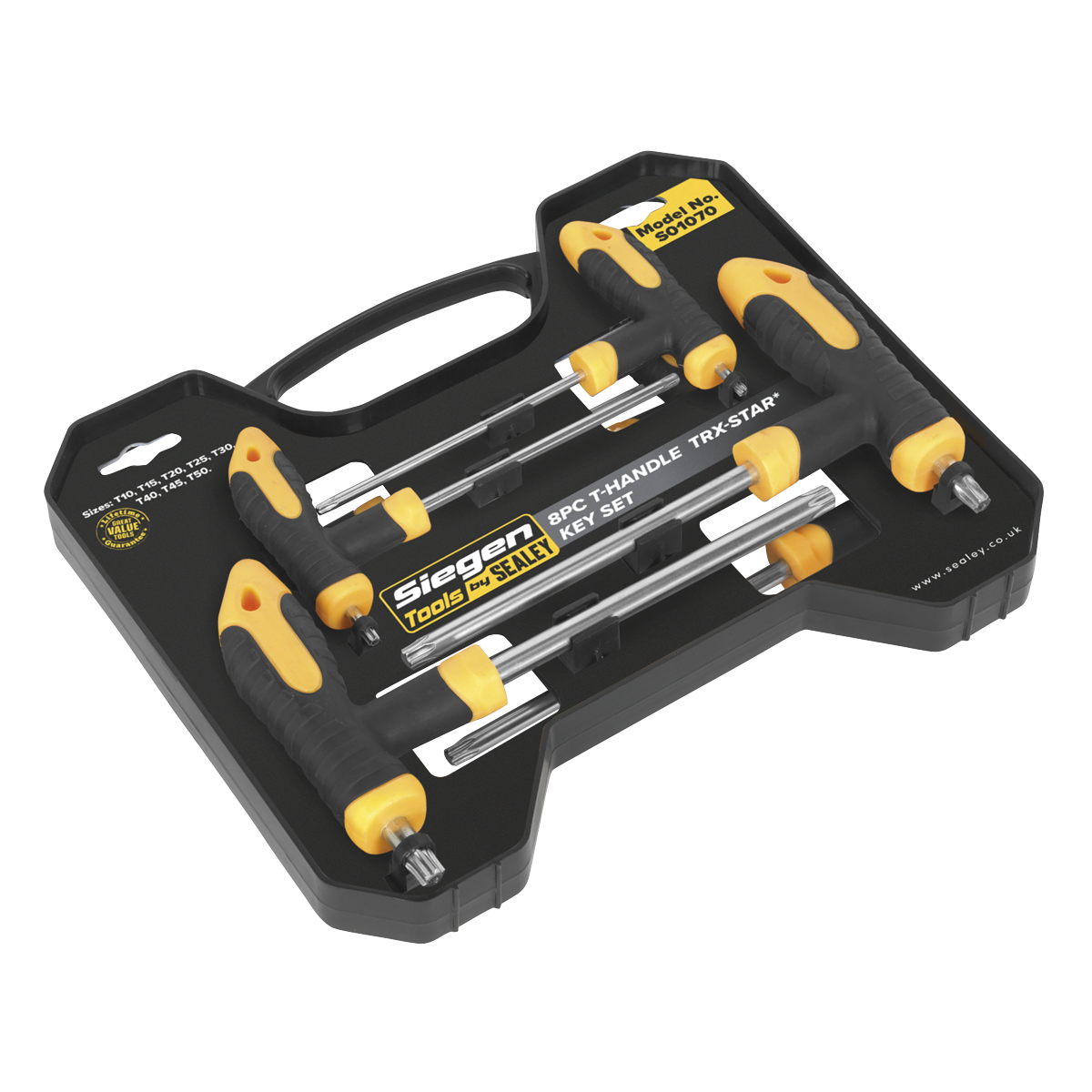 Siegen T-Handle TRX-Star* Key Set 8pc