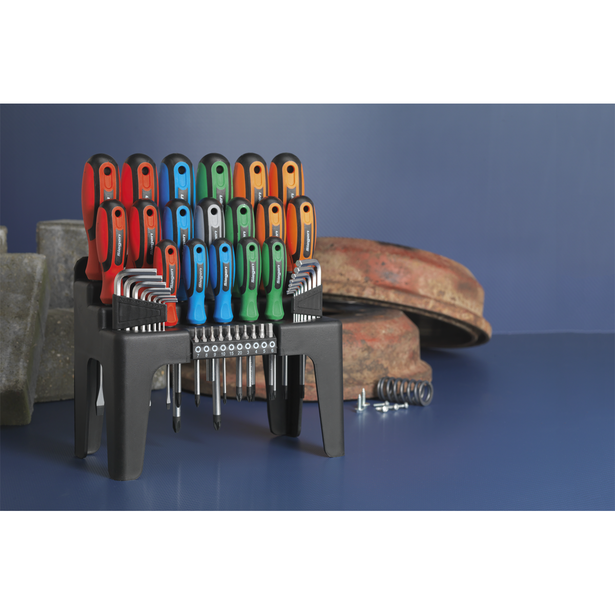 Siegen Screwdriver, Hex Key & Bit Set 44pc