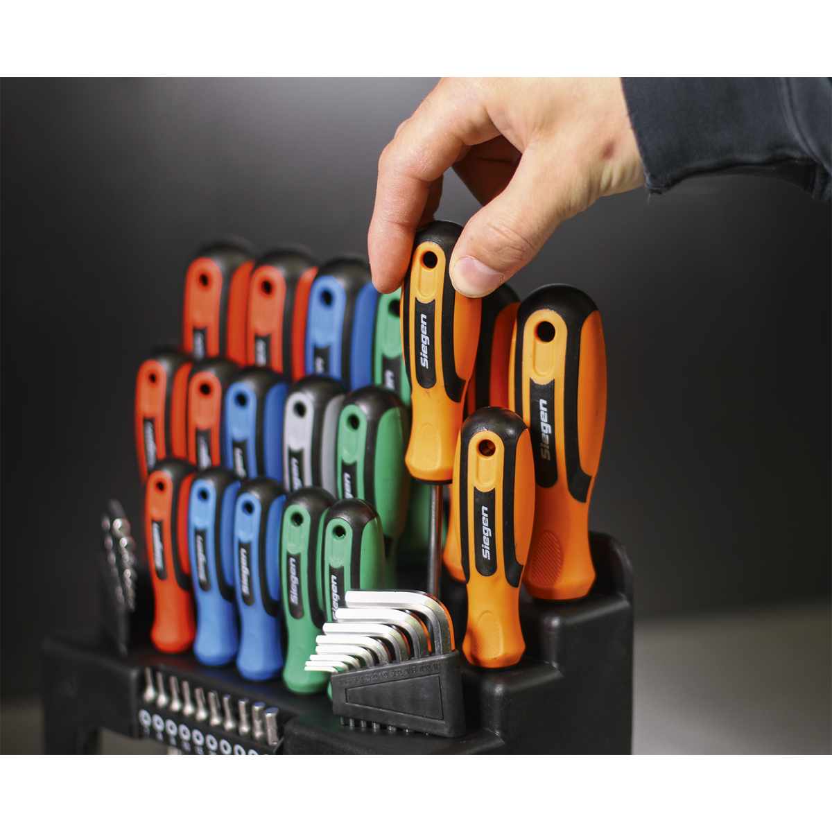 Siegen Screwdriver, Hex Key & Bit Set 44pc
