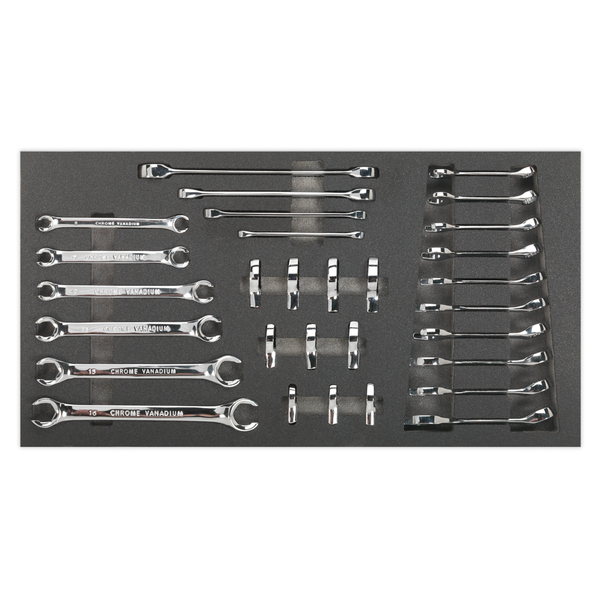 Siegen Specialised Spanner Set with Tool Tray 30pc