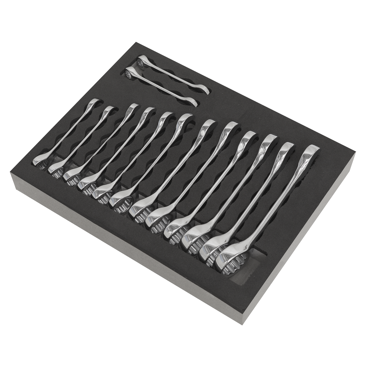 Siegen Stubby Combination Spanner Set 14pc
