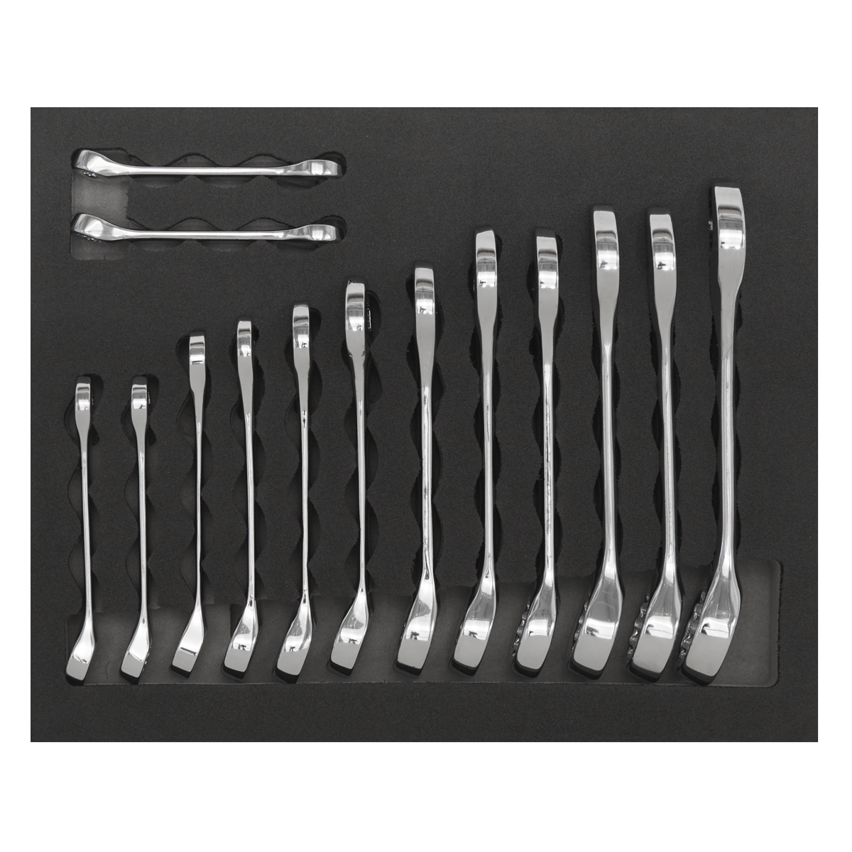 Siegen Stubby Combination Spanner Set 14pc