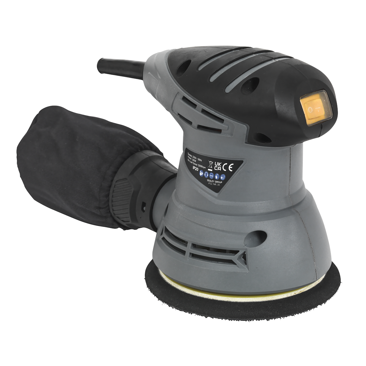 Siegen 125mm Dual Action Palm Sander 240W/230V