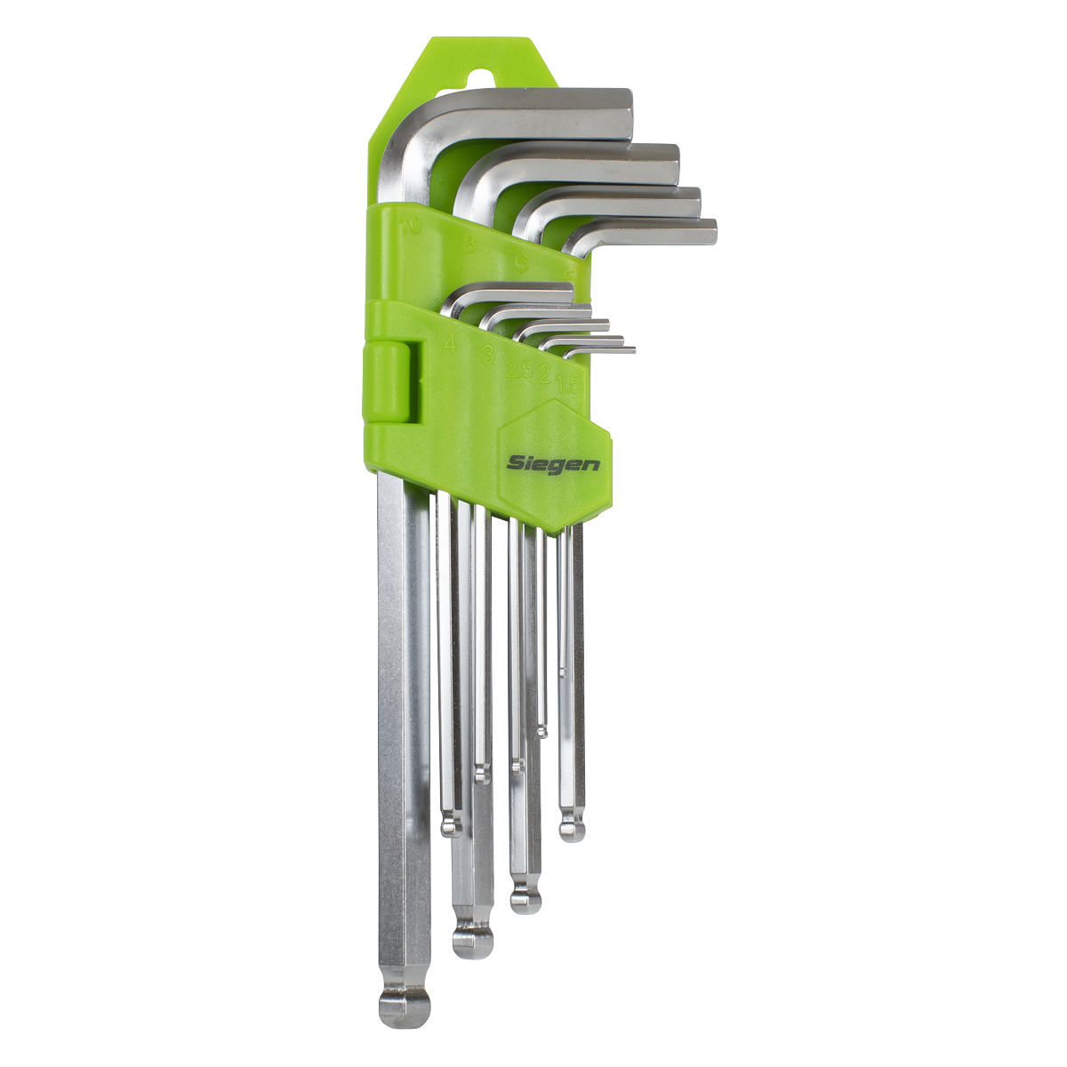 Siegen Long Ball-End Hex Key Set 9pc