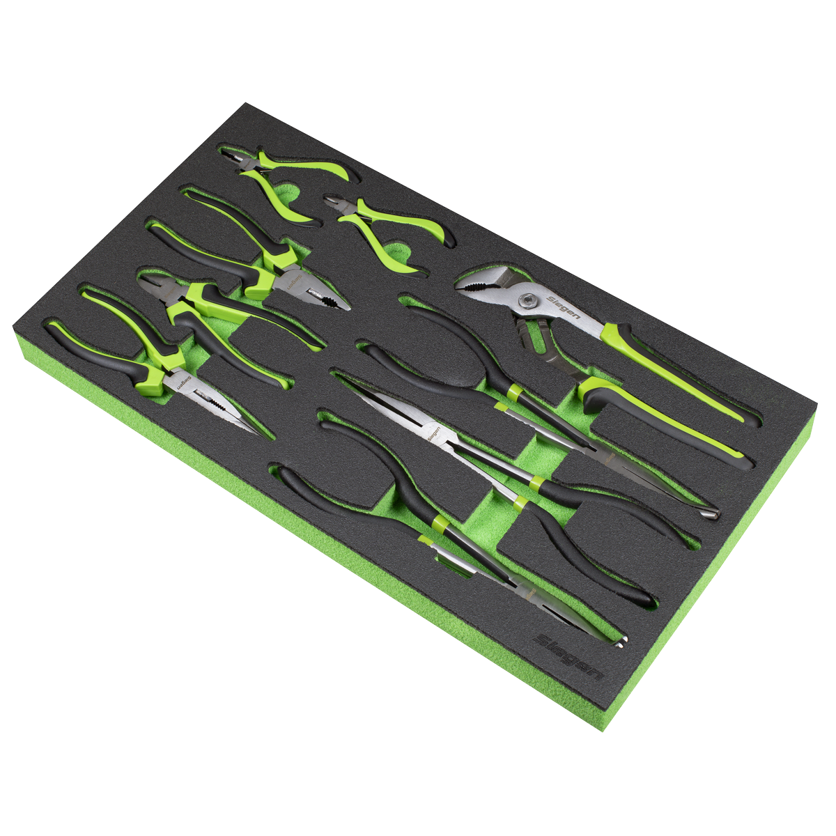 Siegen Pliers Set with Tool Tray 9pc