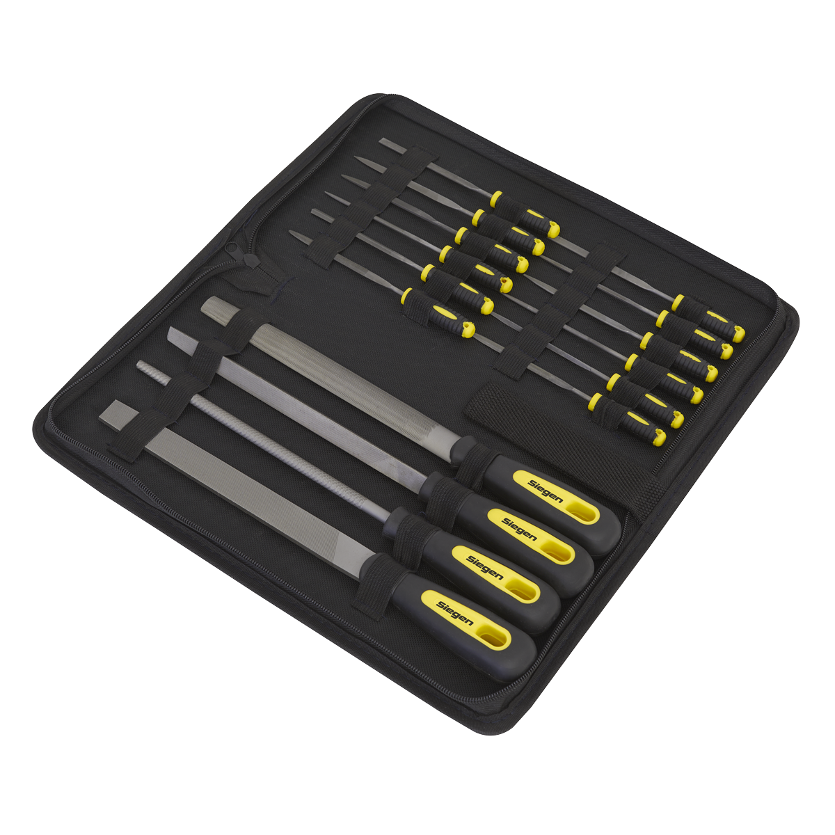 Siegen Engineer's & Needle File Set 16pc