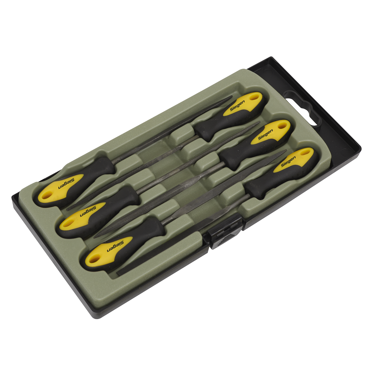 Siegen Needle File Set 100mm 6pc