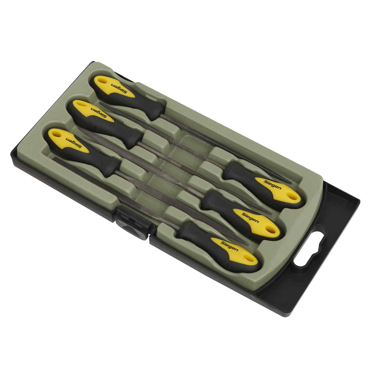 Siegen Needle File Set 100mm 6pc
