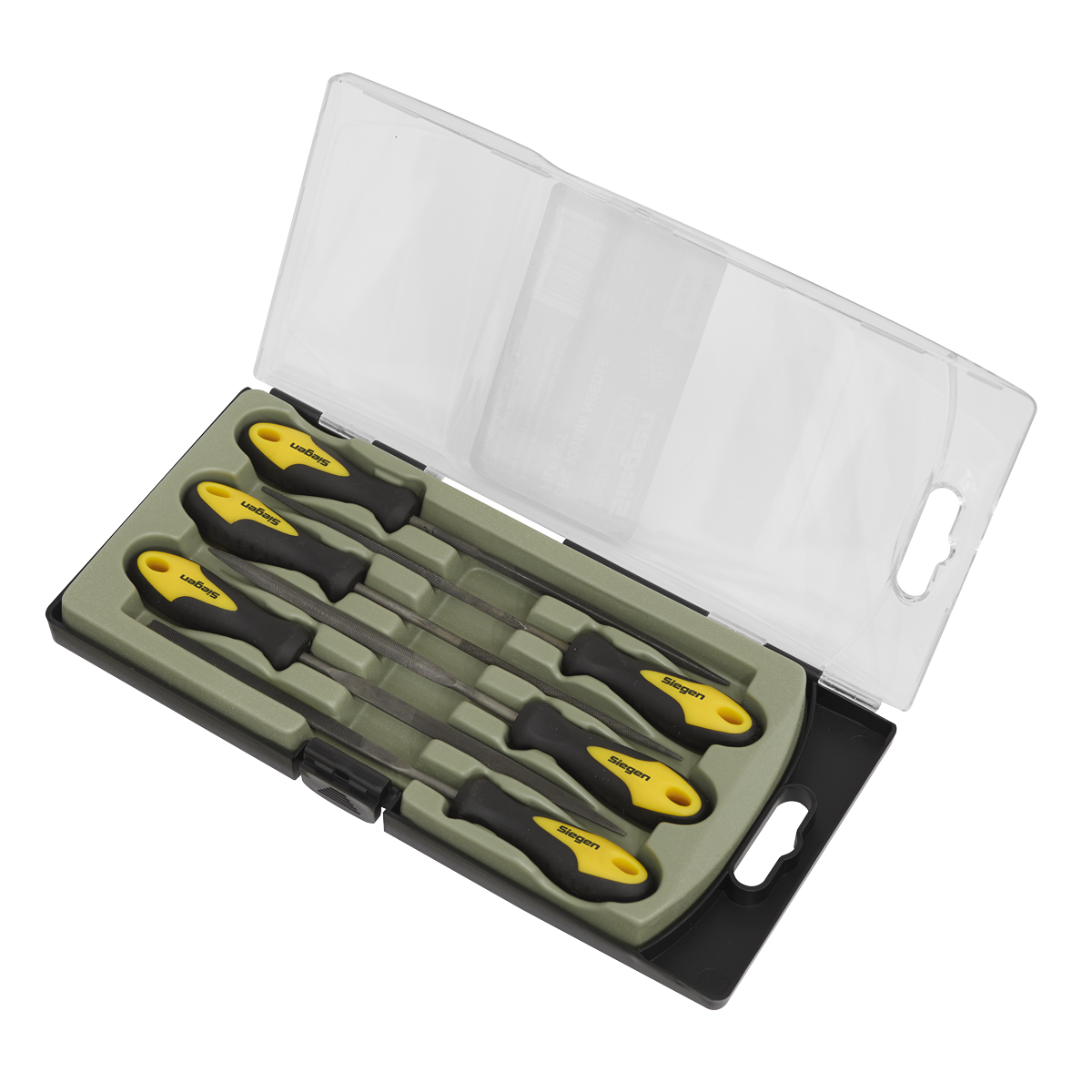 Siegen Needle File Set 100mm 6pc